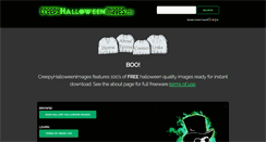 Desktop Screenshot of creepyhalloweenimages.com